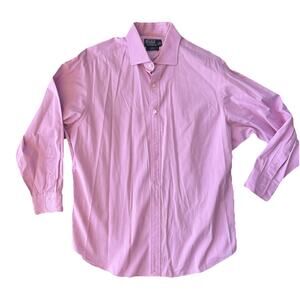 Polo Ralph Lauren Pink Regent Fit Button Down Shirt Men’s 17.5 32/33